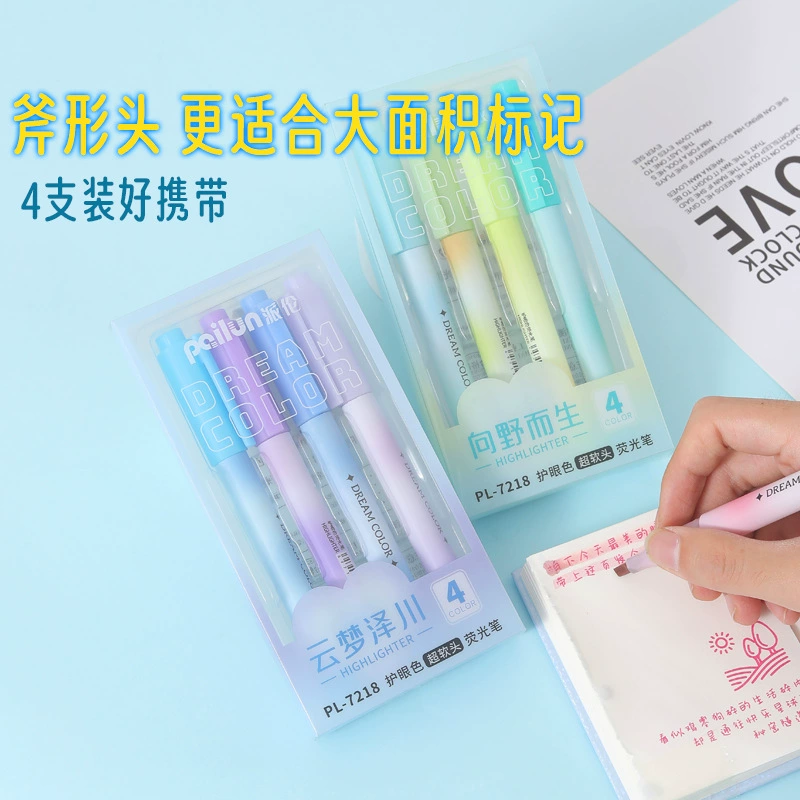 Fluorescence high quality capacious marker for students, eyes protection