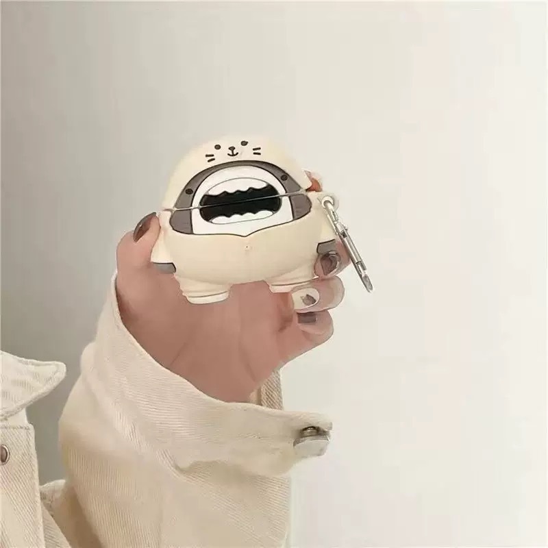 Защитный силиконовый чехол для Apple AirPods (мультяшная серия) Shuang'er