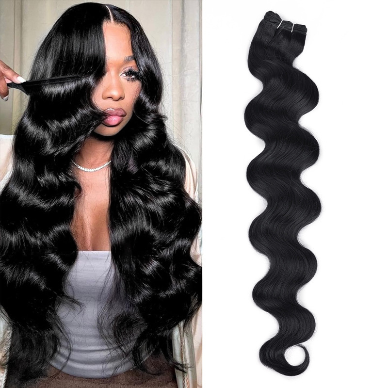Imported High-Temperature Synthetic Hair Bundles, Long Straight Synthetic Hair Extensions Imported High-Temperature Synthetic Hair Bundles, Long Straight Synthetic Hair Extensions