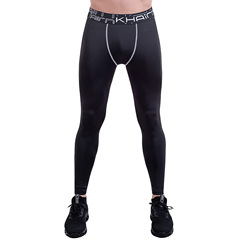 Yoga tights for men, stretchy, quick-drying pro fitness pants for outdoor training, sweaty basketball sports leggings