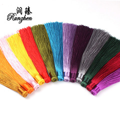 Chinese knot tassel Yiwu 12cm small tassel car hook high-end pure handmade tassel DIY semi-finished tassel head