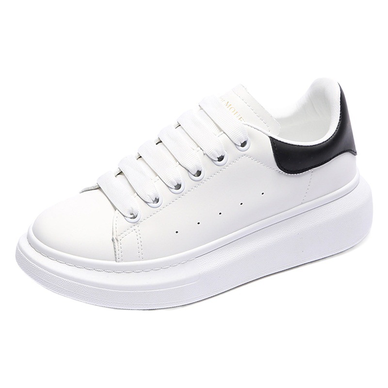 Couple Style Ins Mcqueen White Sneakers for Women 2026 Spring New Model Student Sneakers for Women Thick-Soled Breathable Men's Trendy Shoes 6601