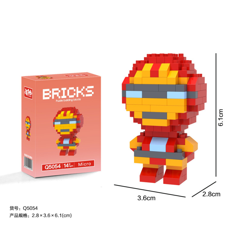 インターネット有名人の人気ビルディングブロックブラインドボックス漫画人形レゴビルディングブロックと互換性のあるパズル組み立ておもちゃ卸売|undefined