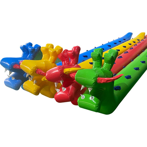Fun Sports Event Props: Inflatable Dragon Boat, Caterpillar, Outdoor Family Activities, Team-Building & Adventure Games—Land-Based Dragon Boat Races