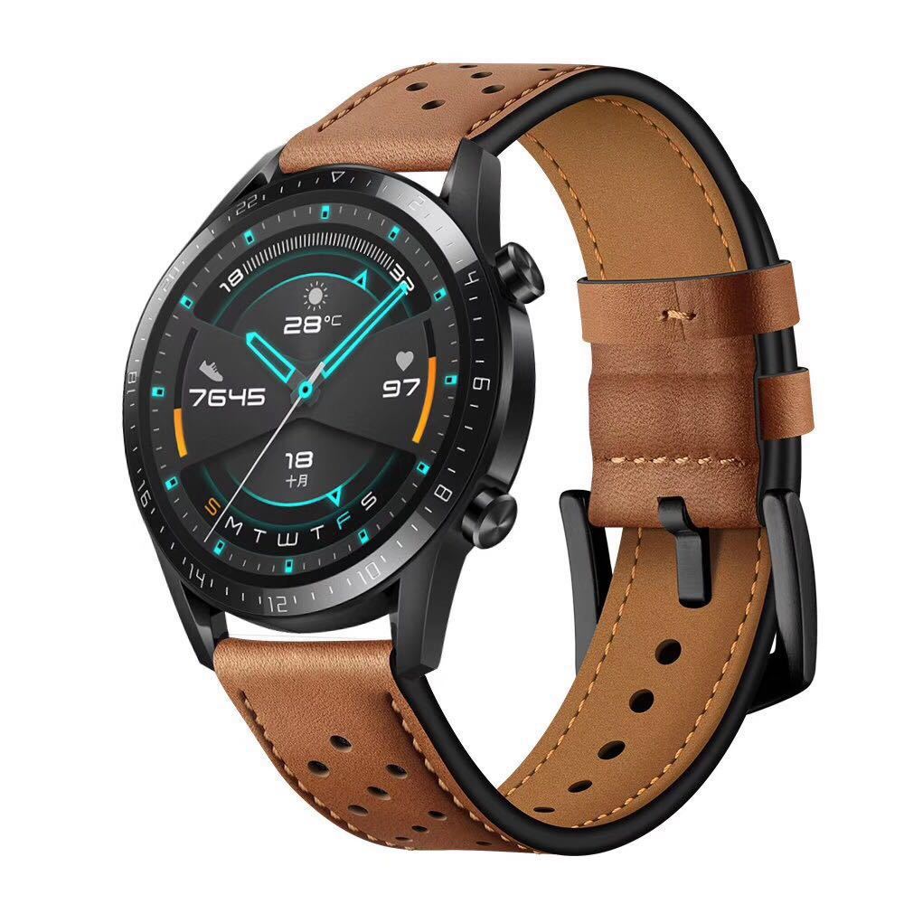 Huawei, watch strap, belt, bracelet, 46mm, genuine leather, 22mm 2