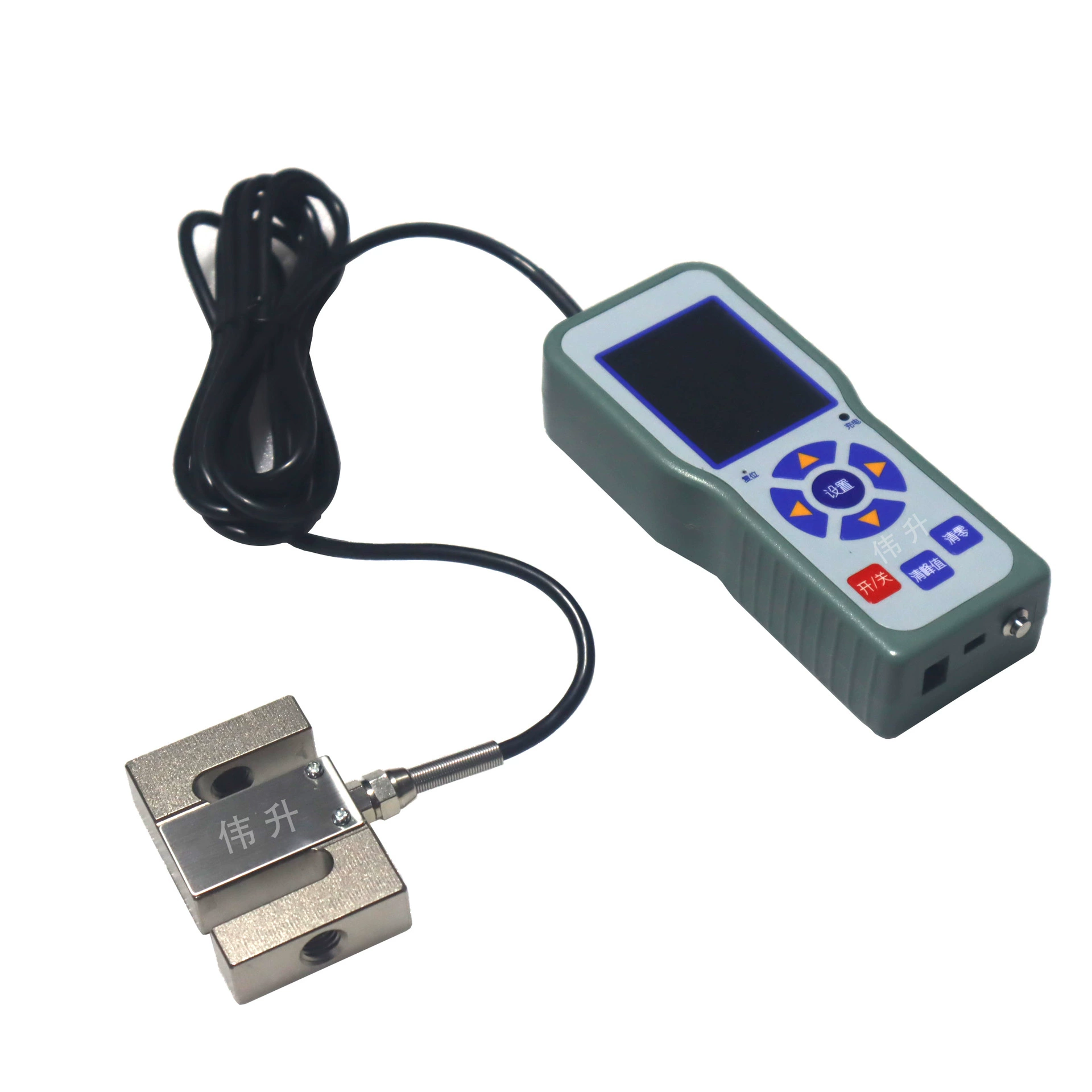 Проводной цифровой тензиометр весом 100 кг, внешний датчик растяжения и давления S-типа, цифровой датчик силы промышленного класса