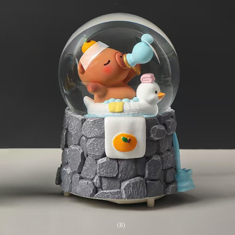 クリエイティブギフト回転トロイの木馬クリスタルボール誕生日プレゼント振り子友達ユニコーンオルゴール卸売りプレゼント|undefined