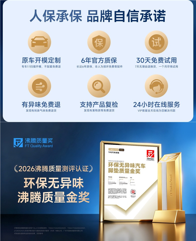 Che Li You TPE car floor mats, full coverage, car mats, floor mats, interior mats, custom-made for specific cars, all-inclusive