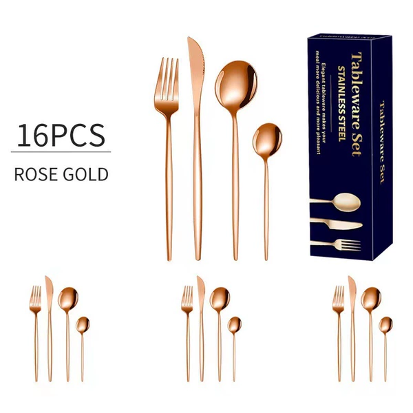 Golden set, pink gold