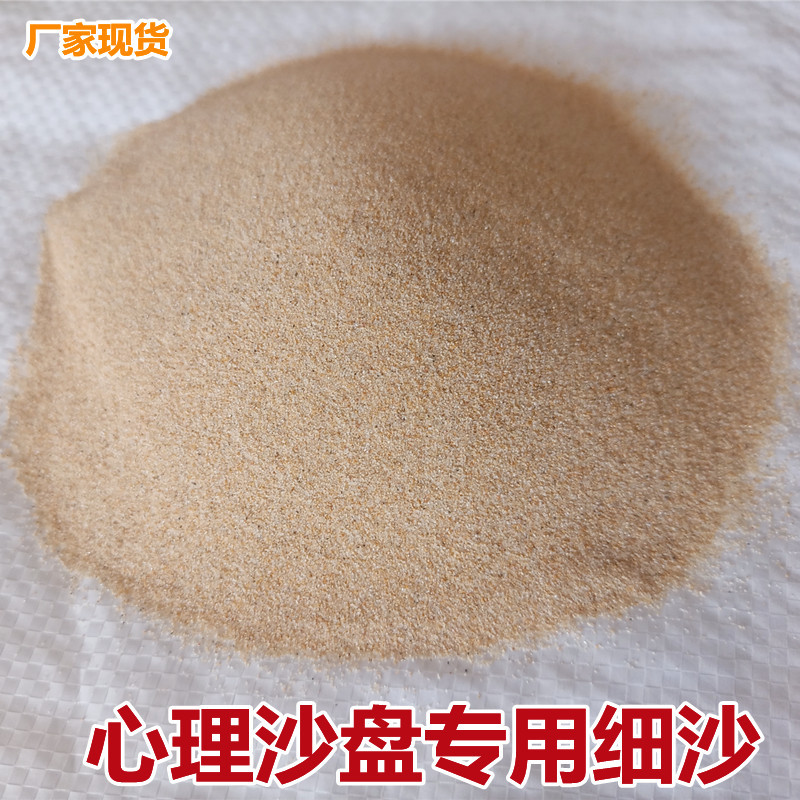 厂家批发海沙50-100目心理沙盘沙儿童沙池玩具用无尘细沙