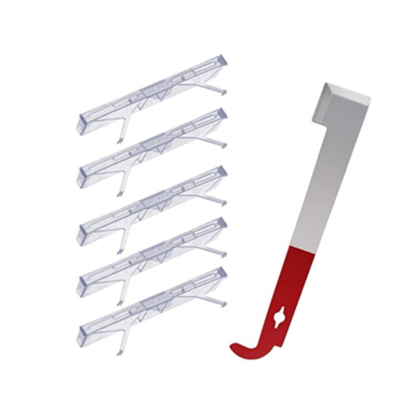 养蜂套装 甲虫收集器蜂箱巢虫诱捕器  红漆不锈刚弯尾起刮刀