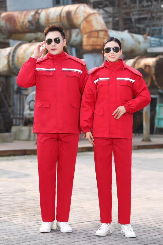 冬季棉服工作服棉衣劳保服可拆棉袄冷库防寒冬装工装防静电|undefined