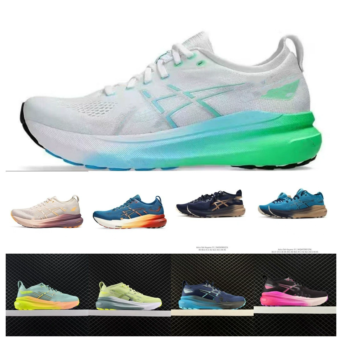 Putian Chunyuan кроссовки кроссовки GEL-KAYANO 31 Platinum Aerobic и Lighty Leisure беговые кроссовки