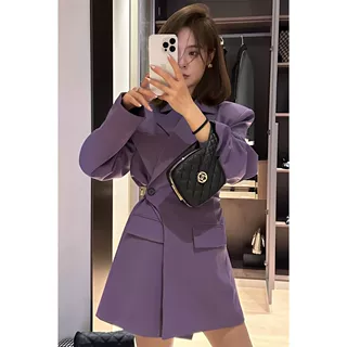 春季2025新款时尚设计感西装领西服外套韩版气质高级百搭显瘦西装