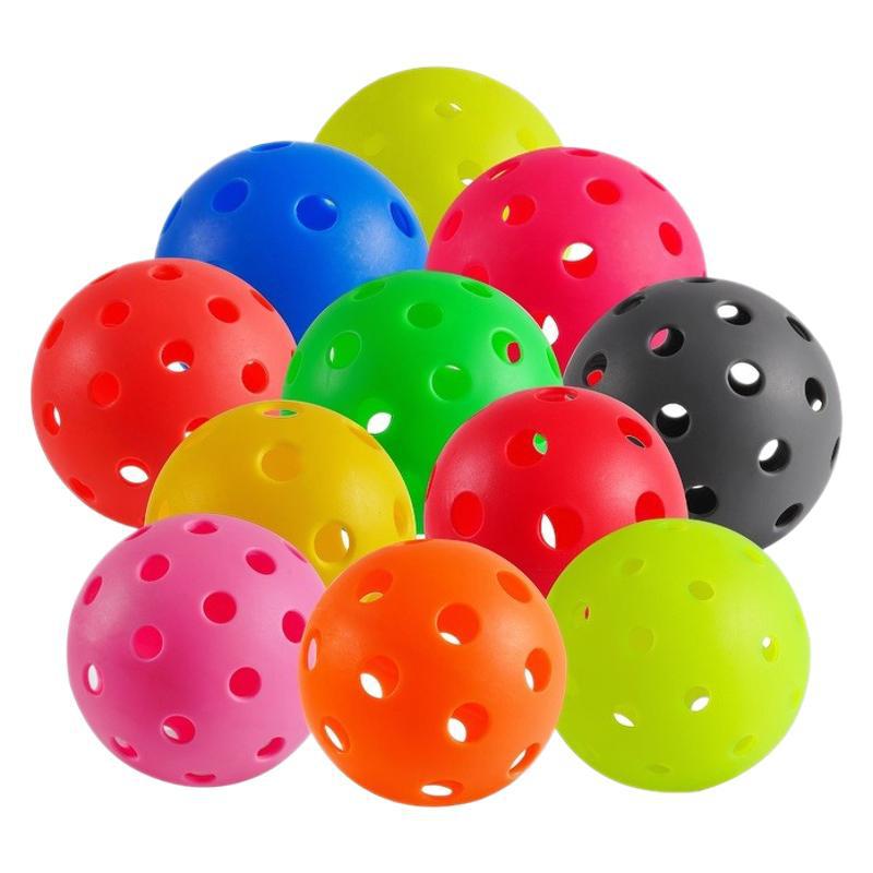 Pickleballs 26 agujeros 40 agujeros TPE inyección moldeado interior y exterior competencia profesional fábrica directa