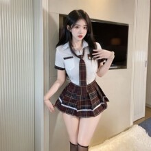 ʫ��ɯ����Ȥ�����Ը�JK�Ʒ�����ȹ��ɫ���ݻ�������JK��ȹѧʿװ