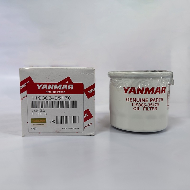 Yanmar Oil Filter Element 119305-35170 Is Suitable for Construction Machinery and Excavator Filter Accessories