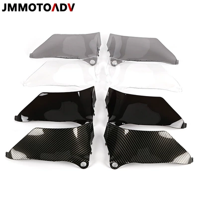 and Height-Increasing Wind Deflectors, Motorcycle front windshield