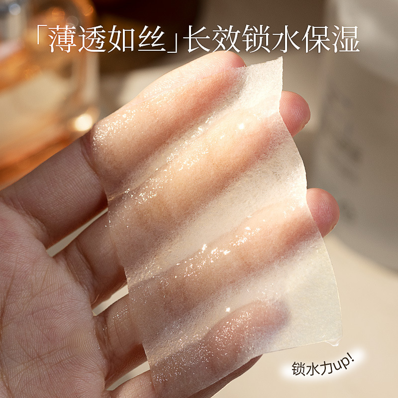 Niliya ウェット湿布コットン 顔用半分水分ロック局所湿布 特殊節水メイクアップコットン 超薄型保湿|undefined