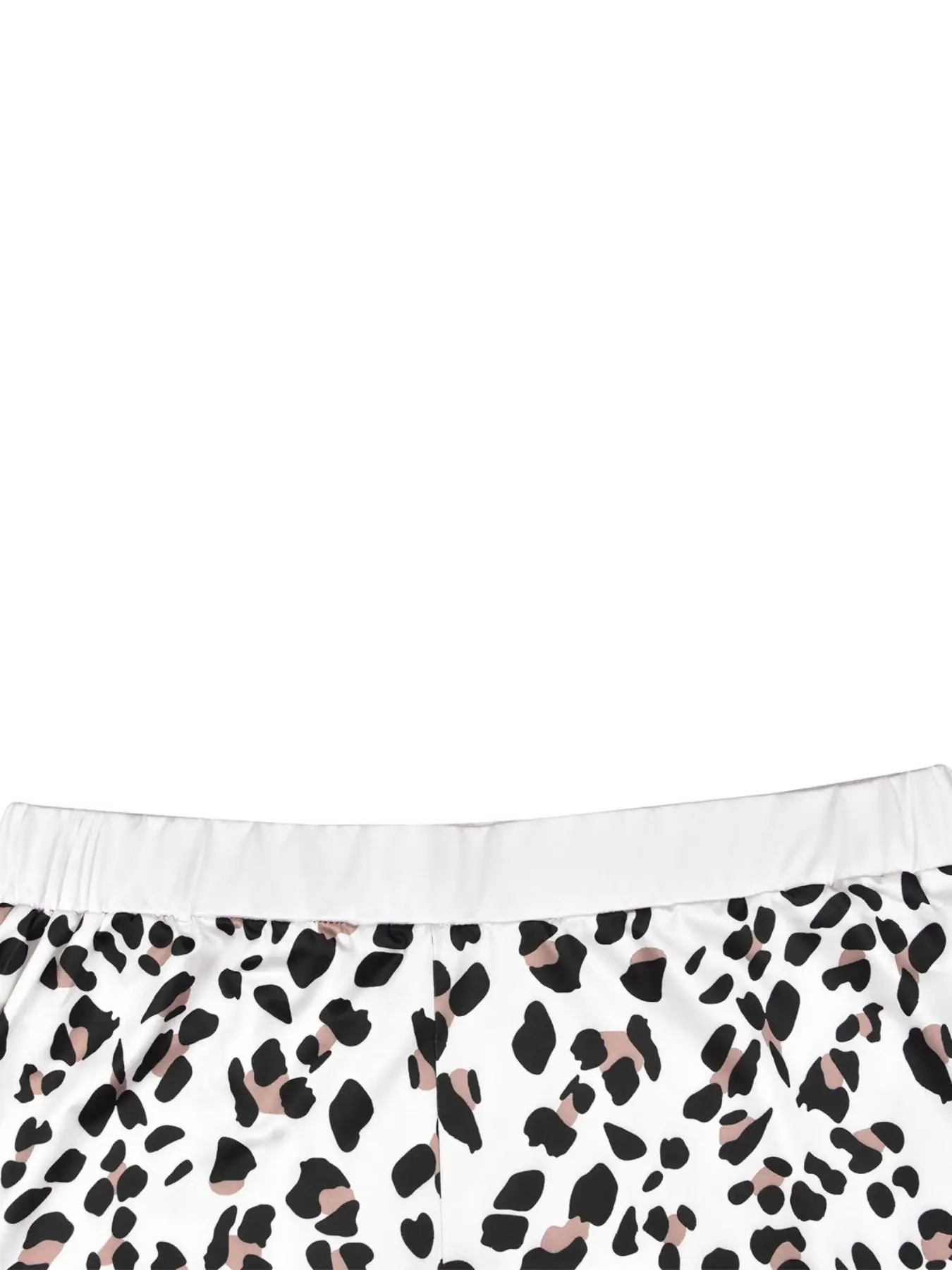 ChicShe Cross-Border European And American Plus Size Casual Leopard Print Tank Top Shorts Pyjama Two-Piece Set_voghion.com