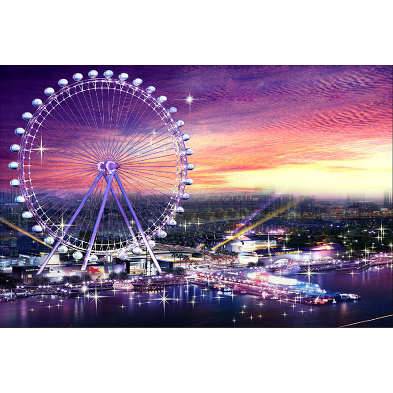 Fábrica en stock suministro directo 1000 piezas rompecabezas de Madera Juguetes educativos para adultos Amazon rompecabezas transfronterizo entrega al por mayor