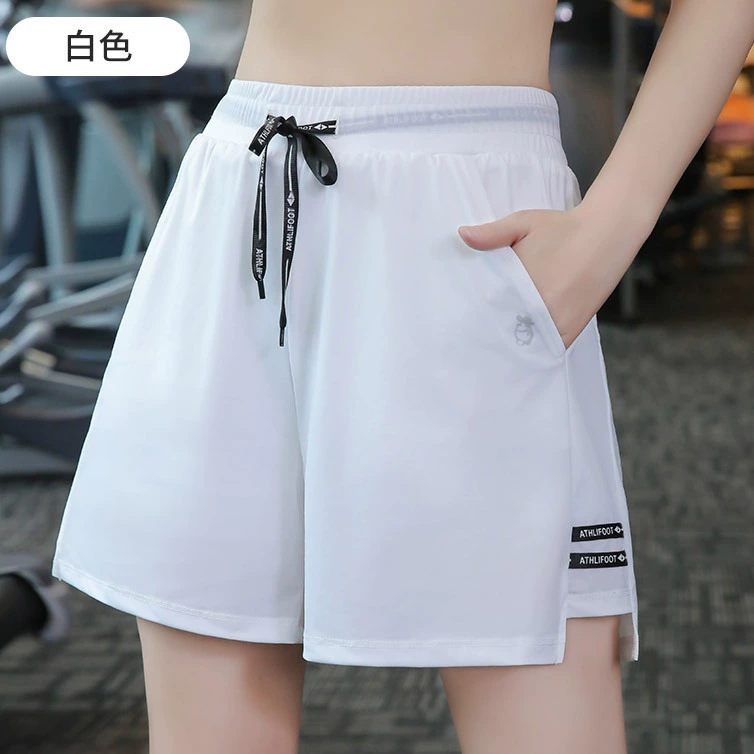 Спортивные шорты больших размеров, женские летние толстые штаны для бега, йоги, свободные штаны с защитой от света, фитнес-штаны