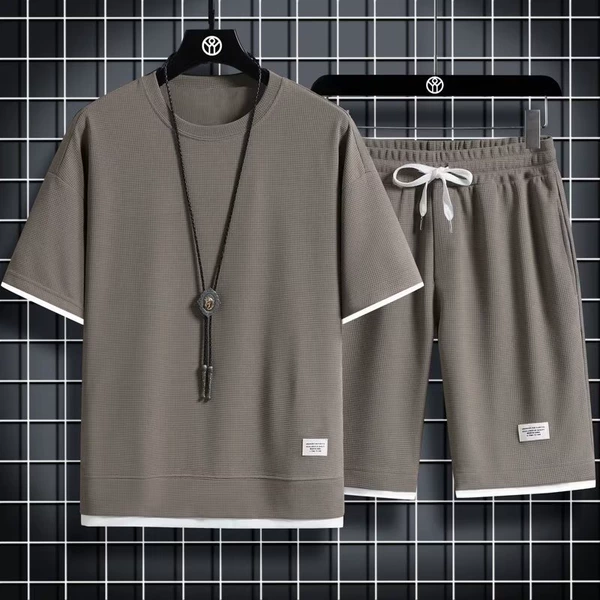 Apricot sleeves, set, with short sleeve