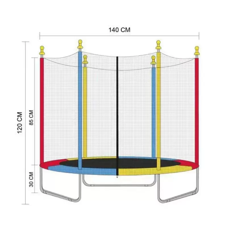 蹦蹦床儿童室内家用蹦床跳跳床小孩宝宝蹭蹭床家庭小型护 网玩具