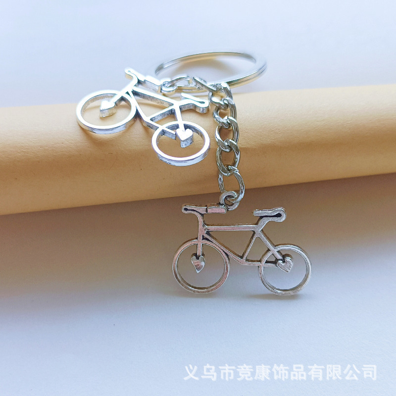 Cross-border New Fun Personalized Bicycle Pendant Keychain DIY Creative Gift