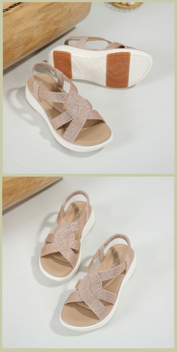 V360-9 Neue 2025 Strass Dicke Sohle Große Größe Leichte Süße Sandalen Für Frauen_voghion.com