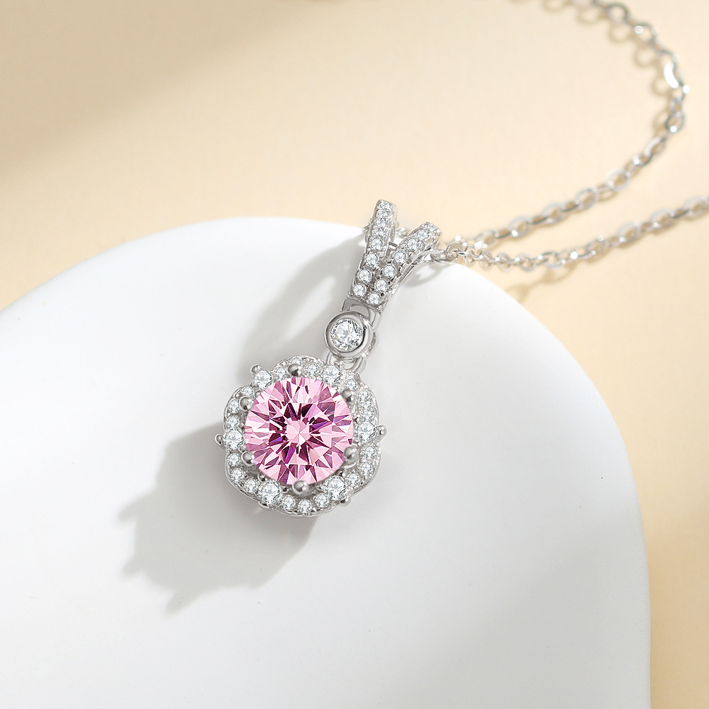 목걸이 핑크 다이아몬드(1캐럿)