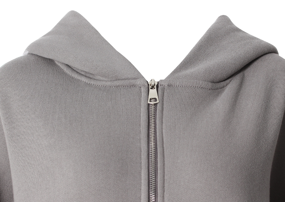 Winter Hooded Fleece lined Furry Sleeves Sweatshirt Women Idle Casual Loose Sleeve Length Cardigan Outerwear Top