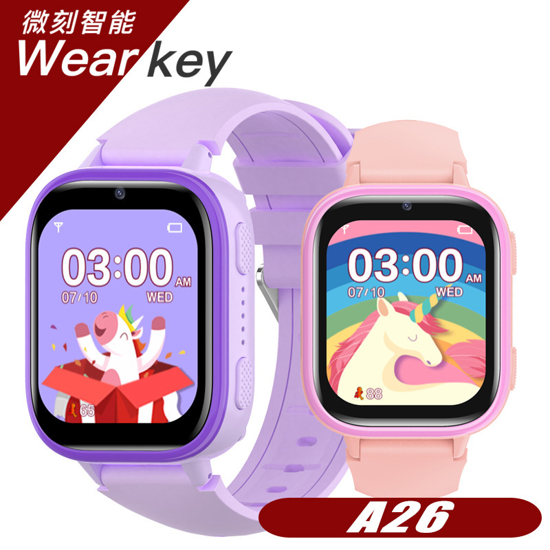 New A26 Kidsren's Smart Watch 2g Call Hd Large Screen 500Mah Battery 31 Puzzle Game Calculator