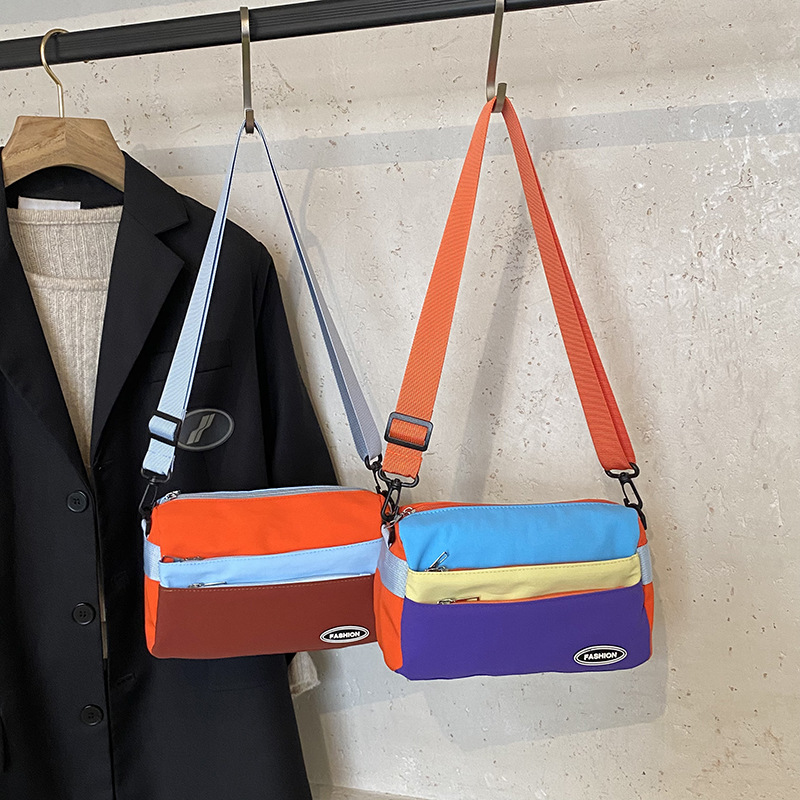 Mochila de moda para niños de color contrastante, mochila de ocio, deportes de viaje ligero, mochila de hombro para niños y niñas, nuevo tipo de bolso para niños