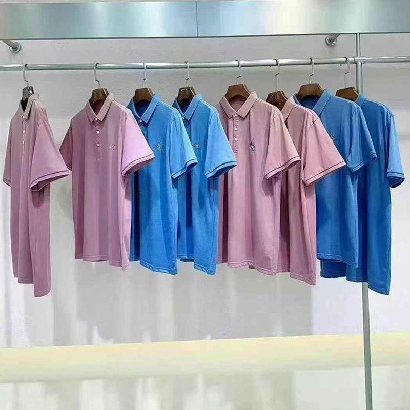 National Men's Clothing Brand 25 Summer Hailan House Polo Shirt Ishii Tail Goods Wholesale Counter Withdrawal Physical Goods Wholesale