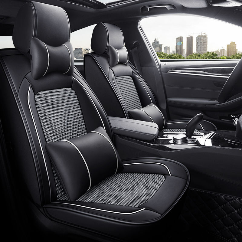 汽车坐垫四季适用座套全包座椅套全包围座垫座椅皮革专用五座夏季