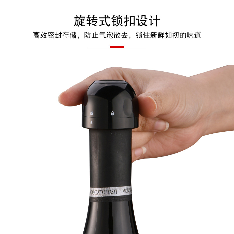 Mini tapón de vino tapón de botella de tapón de vino sellado para el hogar tapón de vidrio creativo