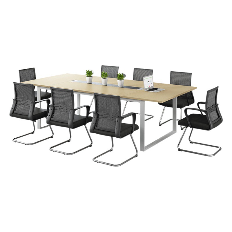 Mesa de conferencia mesa larga mesa Simple moderna pequeña sala de conferencias recepción MESA DE ENTRENAMIENTO mesa de negociación y silla combinación