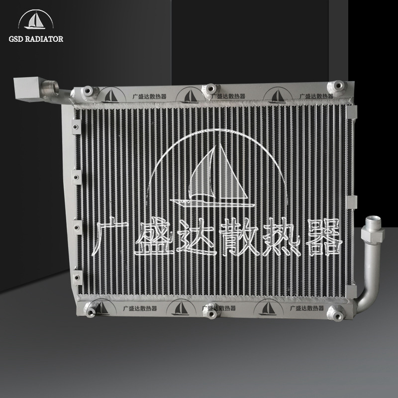 大宇80-7DH80-7挖机板翅油散挖掘机液压油散热器厂家