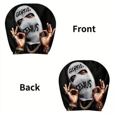 Universal seat cover — Decorative Protective Cover - 07-double-sided-printing-1pc-26cm28cm