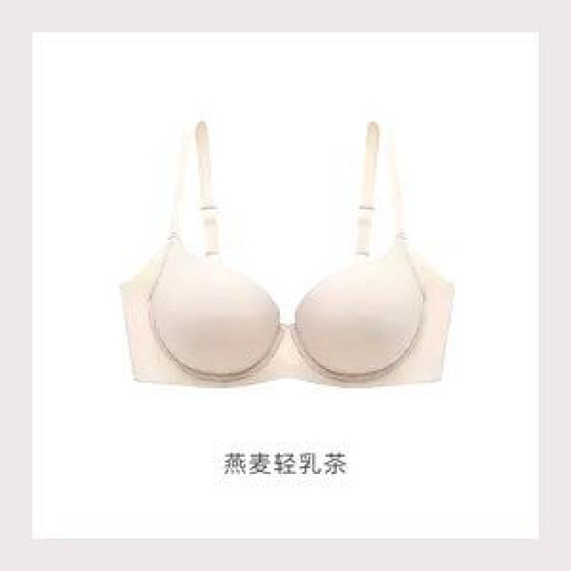 工場直販 Yiqian リッチカップ シームレス下着 女性用 プッシュアップ 脇の収縮防止 外張り防止 たるみ防止 光沢のある大きな胸スタイル|undefined