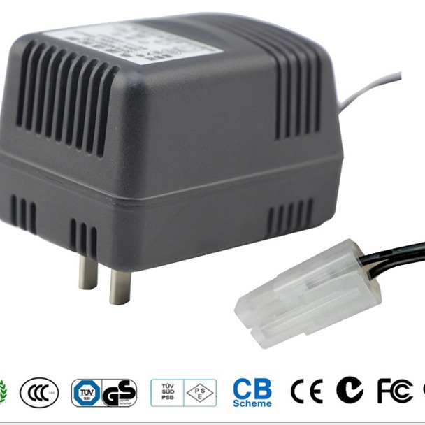 厂家12.6V1AUL筋膜枪充电器12.8V1AKC认证三串锂电池 UL充电器