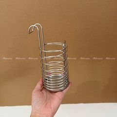 米诺莱304钢筷子筒壁挂式沥水置物架刀具餐具厨房家用勺筷子笼