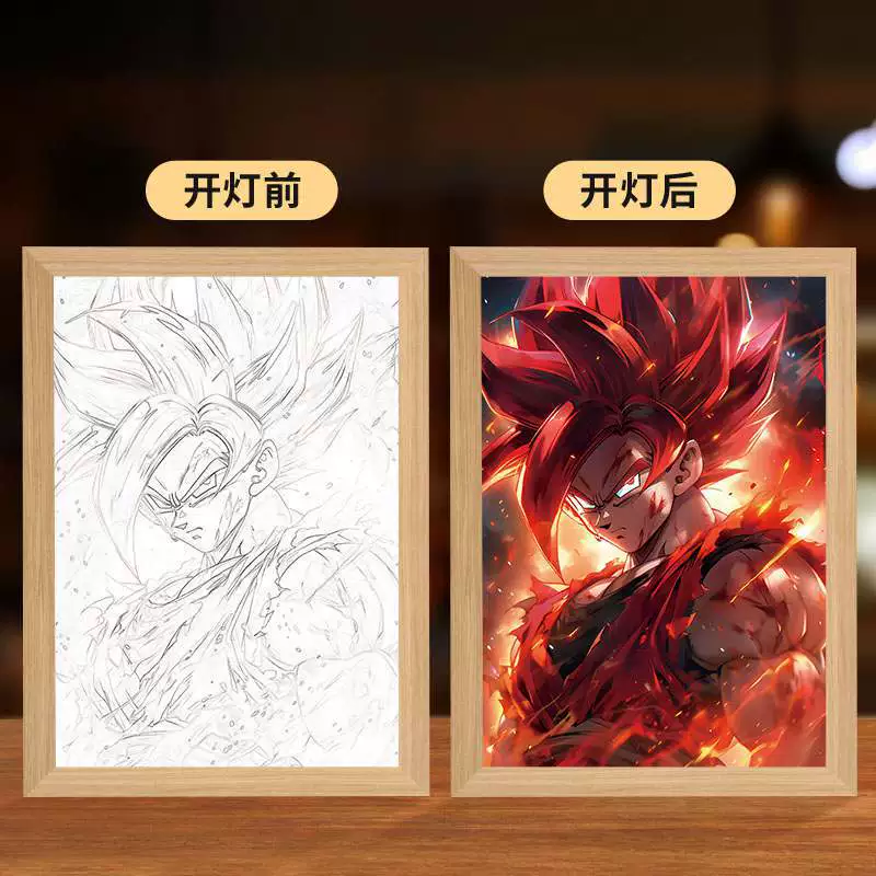 Dragon Ball, lightweight creative lights for bedroom