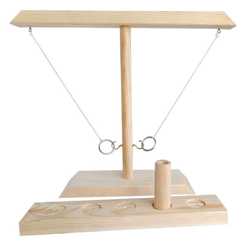 Кольцо бросать игры Кольцо бросать игру деревянный крючок Кольцо бросать игру Кольцо голова к голове Кольцо бросать Музыка