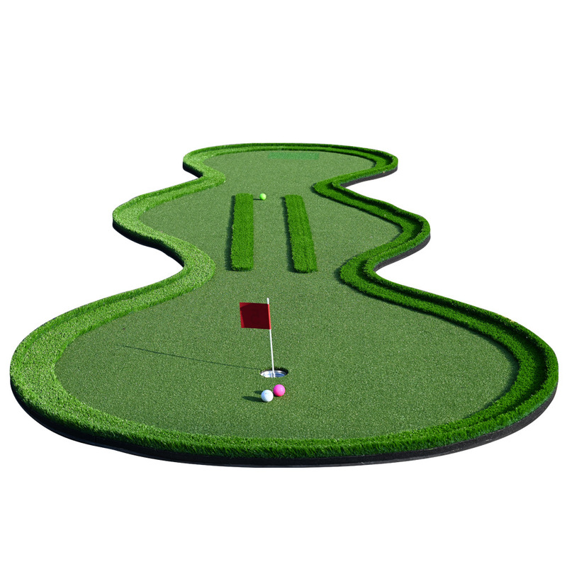 新品Golfミニ移動グリーンゴルフパット練習器人造グリーン室内ゴルフグリーン|undefined