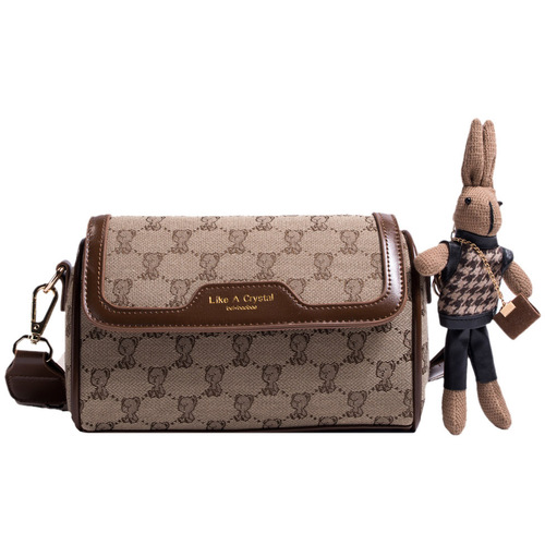 North bag source factory bag small square bag cute women's bag bear original simple shoulder bag