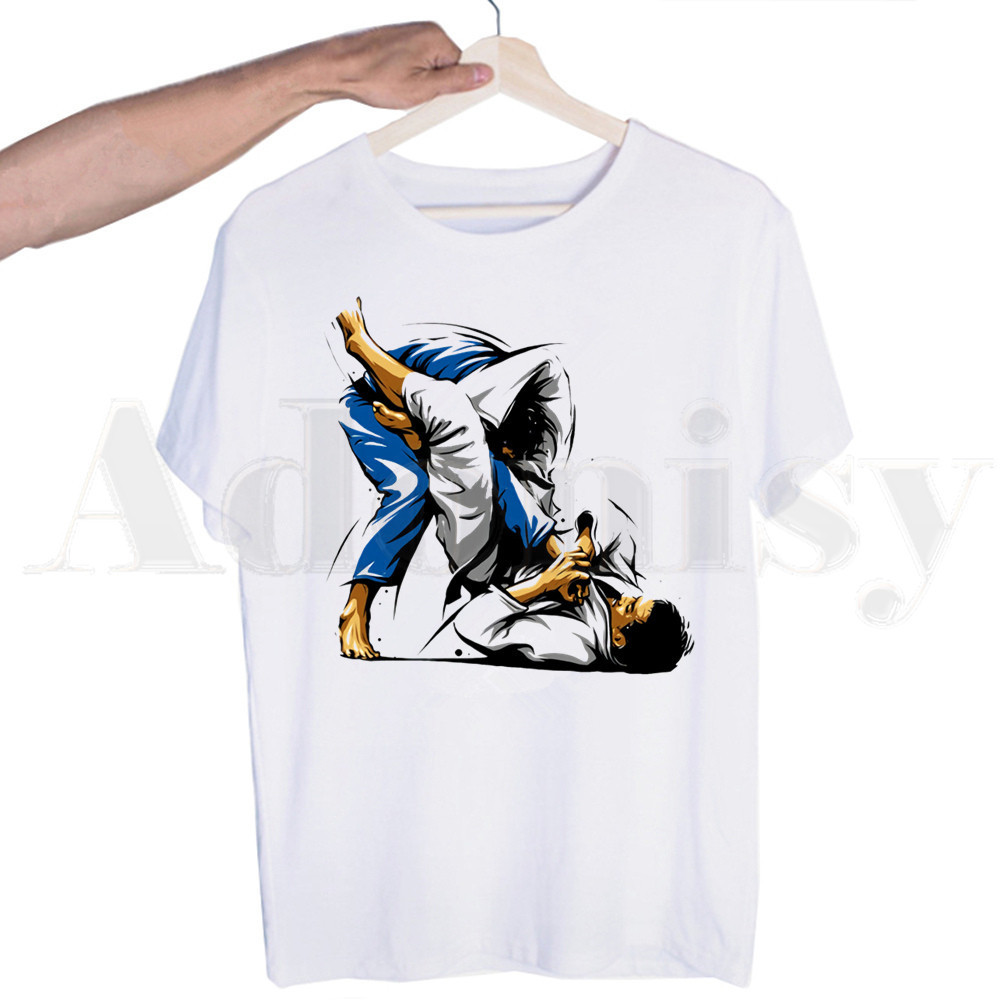 Jiu-Jitsu brasileño Camiseta Jiu-Jitsu brasileña Camiseta de verano de moda para hombres Camiseta superior Ropa de calle Harajuku Divertido