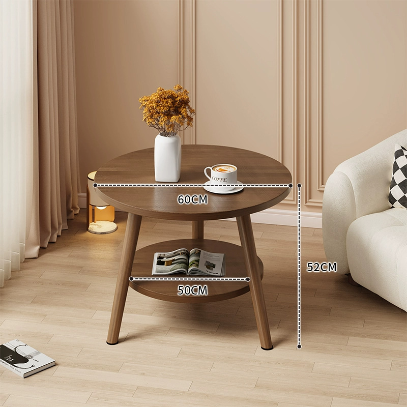 Mesa redonda pequeña mesa de té simple sala de estar casera sofá lado varios dormitorios mesas de cabecera creativas mini simple mesa de balcón