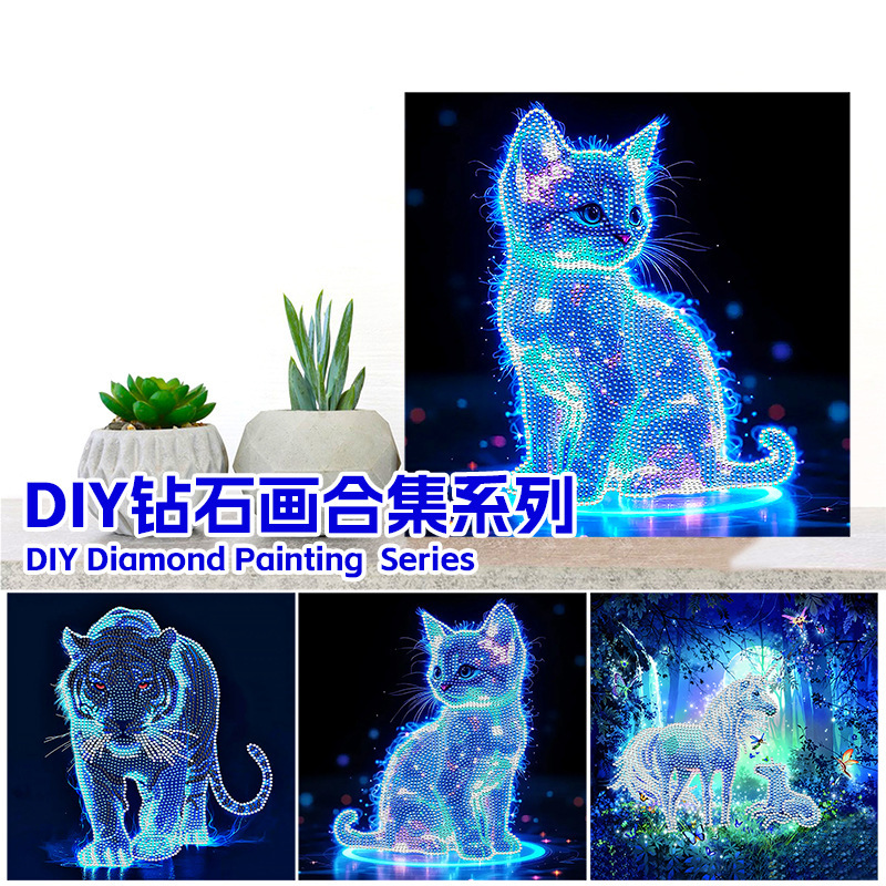 Transfronterizo 30*40 diamantes completos pintura de diamantes diy hecha a mano diy puntos piedras preciosas punto de cruz pegatinas de diamantes mosaico de diamantes